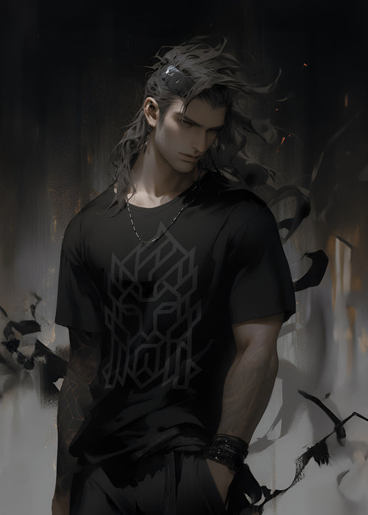 Experience the sleek, structured look of minimalist Loki T-Shirt from Nordikido. Made with premium quality materials for an unbeatable combination of style and comfort. This versatile Norse Mythology T-shirt features a modern, minimalist design that complements any outfit.