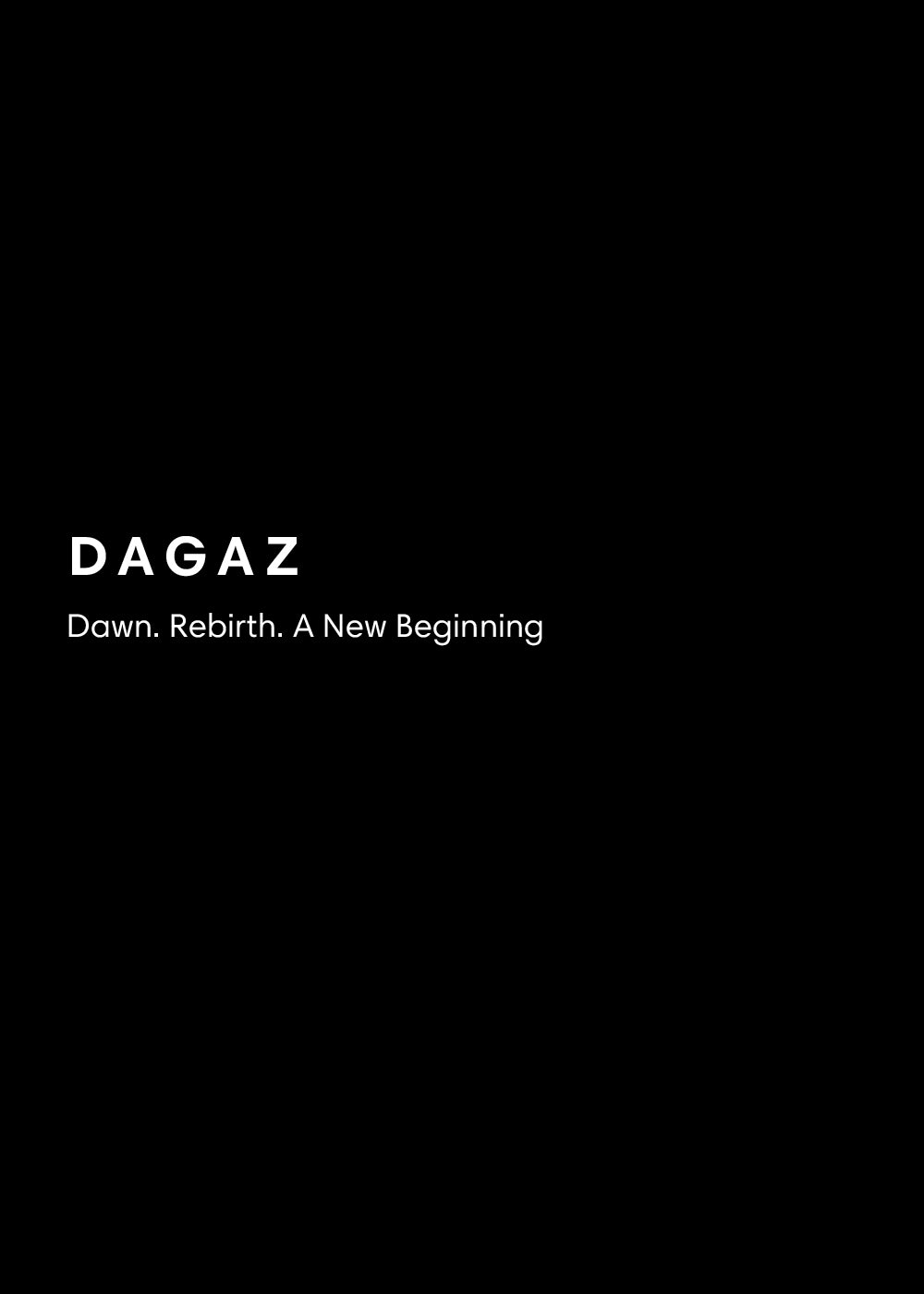 Dagaz Rune Black Hoodie combines both Norse Mythology and Scandinavian aesthetic. If Norse Mythology and minimalism is your style, shop now.