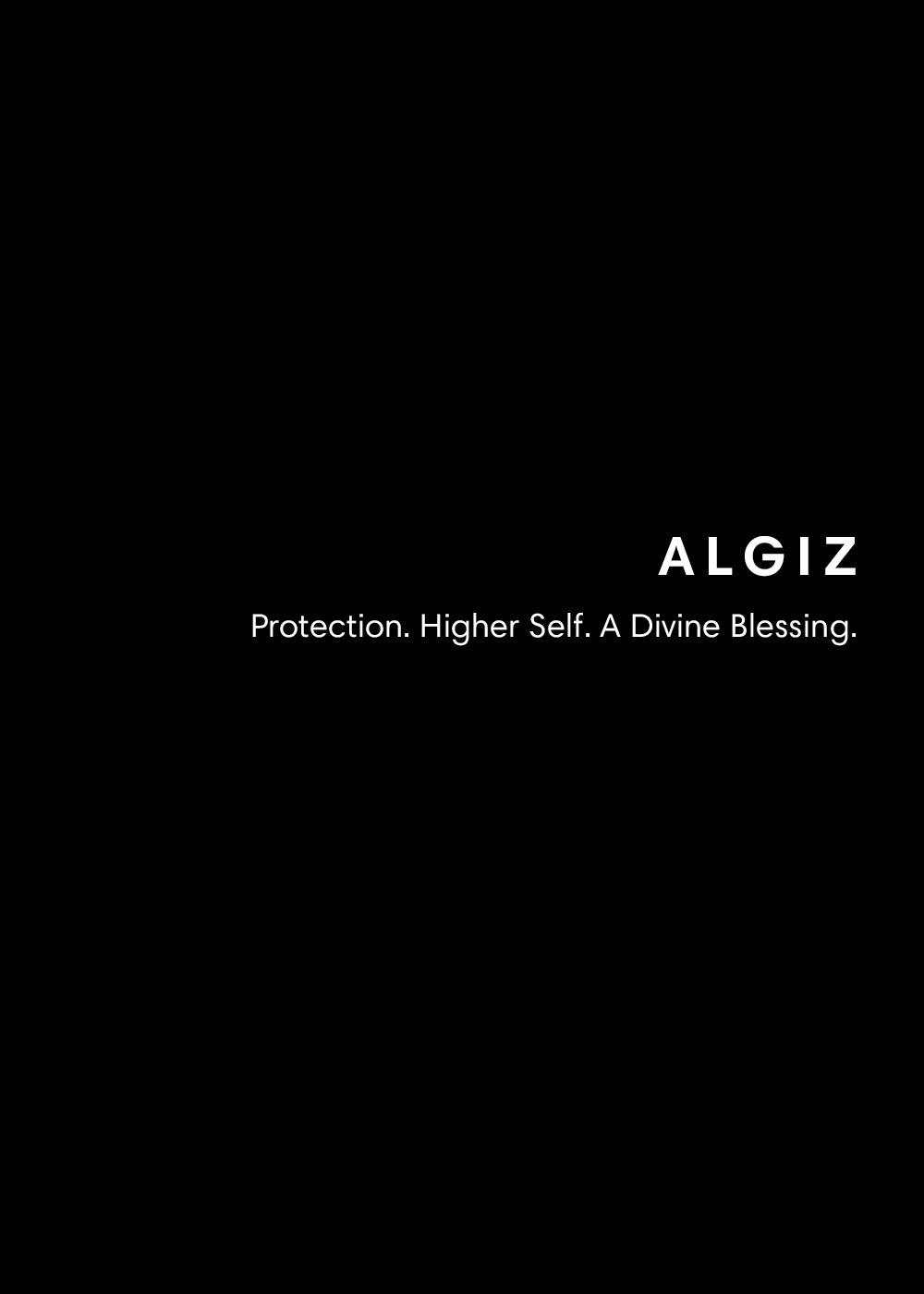 Algiz Rune Black Hoodie combines both Norse Mythology and Scandinavian aesthetic. If Norse Mythology and minimalism is your style, shop now.