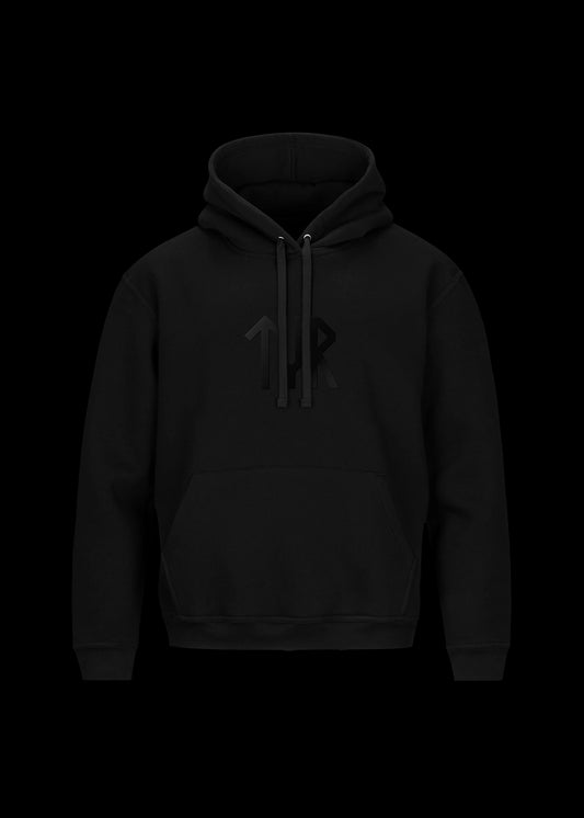 A premium embroidered Tyr hoodie with a Scandinavian design inspired by Norse mythology. Made from premium materials and designed for maximum comfort and style. This Tyr Embroidered Hoodie combines Viking culture with minimalist design. It uses black thread on a black hoodie to create something truly modern and special. If you want something unique and exciting for yourself or if you're looking for an amazing gift idea for the holidays, don't hesitate to pick up one (or several!) today.