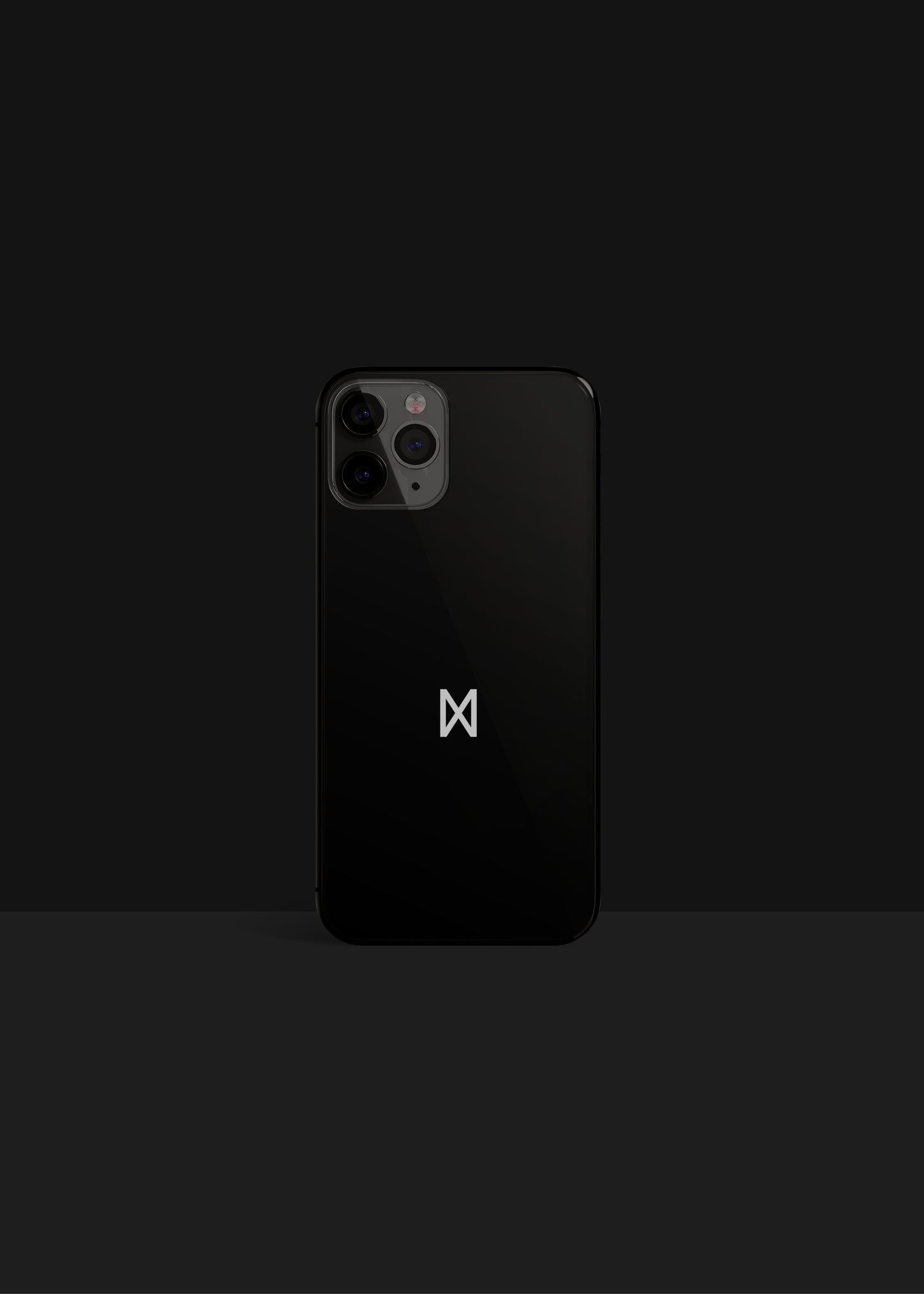 Dagaz Rune iPhone Case in glossy black finish reflects a combination of Viking culture and minimalist Scandinavian design.