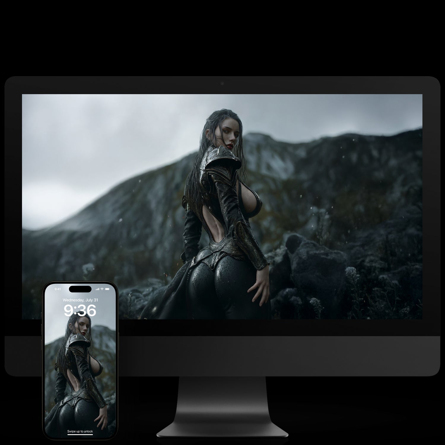 Norse Mythology Assassin Raven Wallpapers. Desktop Wallpaper. Mobile Wallpaper. Valkyrie Wallpaper.