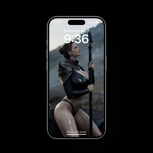 Sexy Valkyrie is walking in the winter mountains, featured as a mobile live wallpaper. Sexy iPhone Wallpaper and Android Wallpapers