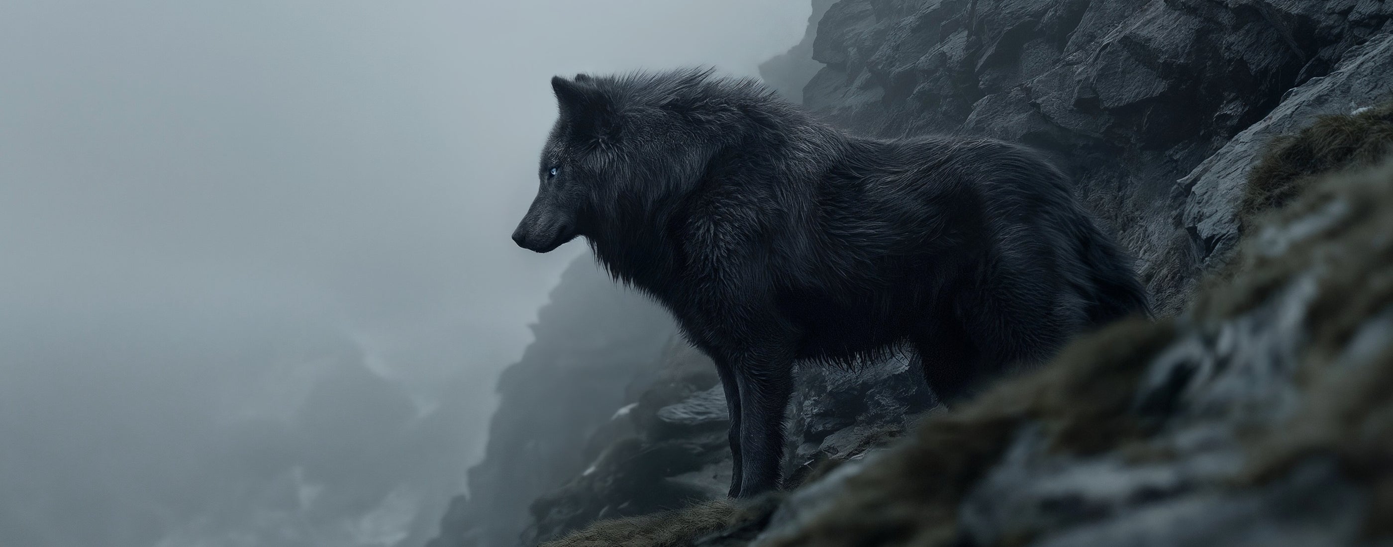Norse mythology wallpaper for iPhone and Android, high-resolution HD phone background, featuring mythical scenes, epic landscapes, and wolves inspired by Viking legends