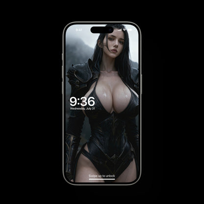 A high-definition live wallpaper featuring a powerful Valkyrie walking in a steady, rhythmic loop. The subtle motion and dark, atmospheric background are designed to help with focus and concentration at a desktop setup.