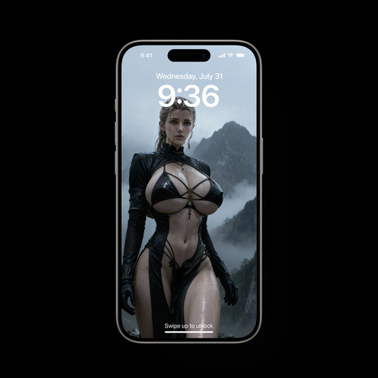 Sexy Idunn is walking in the winter mountains, featured as a mobile live wallpaper. Sexy iPhone Wallpaper and Android Wallpapers