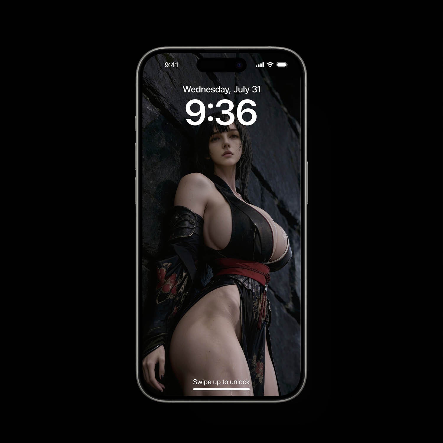 Mist's kimono mobile wallpaper showcases a graceful Valkyrie inspired by Norse mythology and Japanese culture. Premium fantasy artwork designed for iPhone wallpaper, Android wallpaper, and fantasy art lovers.