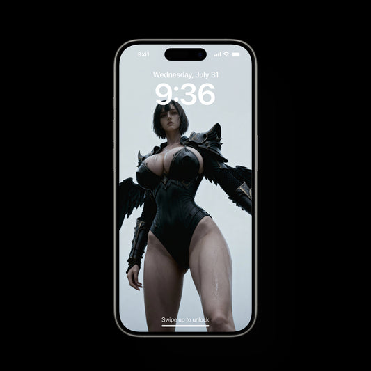 Sexy, Valkyrie, Sigrun ride a horse in the mountains, featured as a mobile live wallpaper. Sexy iPhone Wallpaper