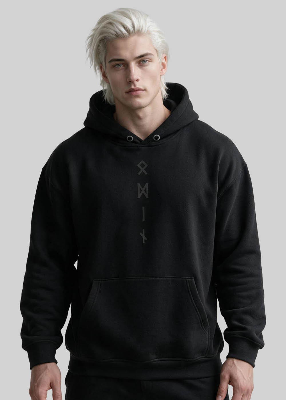 A premium Odin hoodie with a Scandinavian design inspired by Norse mythology. Made from premium materials and designed for maximum comfort and style. This Odin Hoodie combines Viking culture with minimalist design. If you want something unique and exciting for yourself or if you're looking for an amazing gift idea for the holidays, don't hesitate to pick up one (or several!) today. Back Graphic