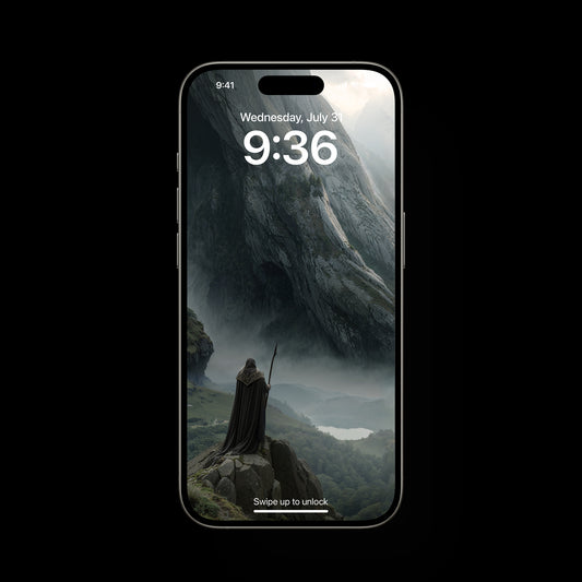 Odin at Yggdrasil mobile wallpaper