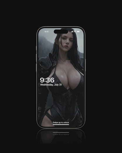 A high-definition live wallpaper featuring a powerful Valkyrie walking in a steady, rhythmic loop. The subtle motion and dark, atmospheric background are designed to help with focus and concentration at a desktop setup.