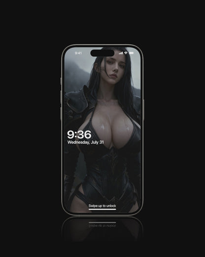 A high-definition live wallpaper featuring a powerful Valkyrie walking in a steady, rhythmic loop. The subtle motion and dark, atmospheric background are designed to help with focus and concentration at a desktop setup.